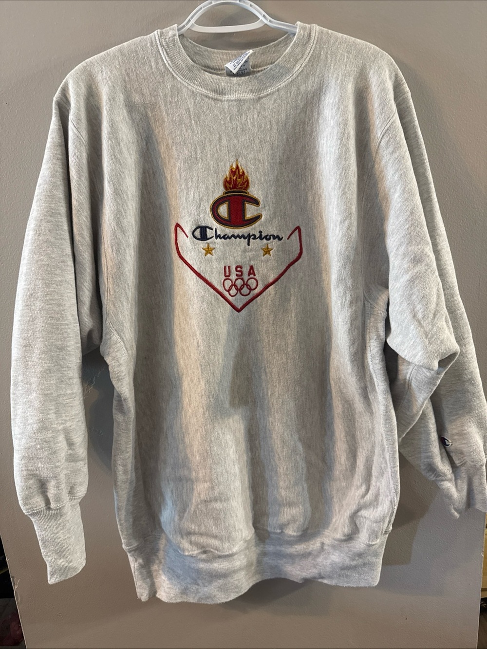 VINTAGE 1996 ATLANTA OLYMPICS CHAMPION REVERSE WEAVE CREWNECK SWEATSHIRT XXL O26